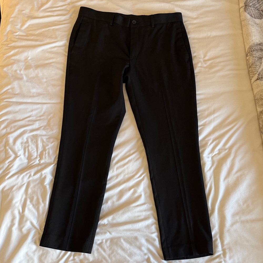 Apt. 9 Men's Sleek Black Dress Trousers